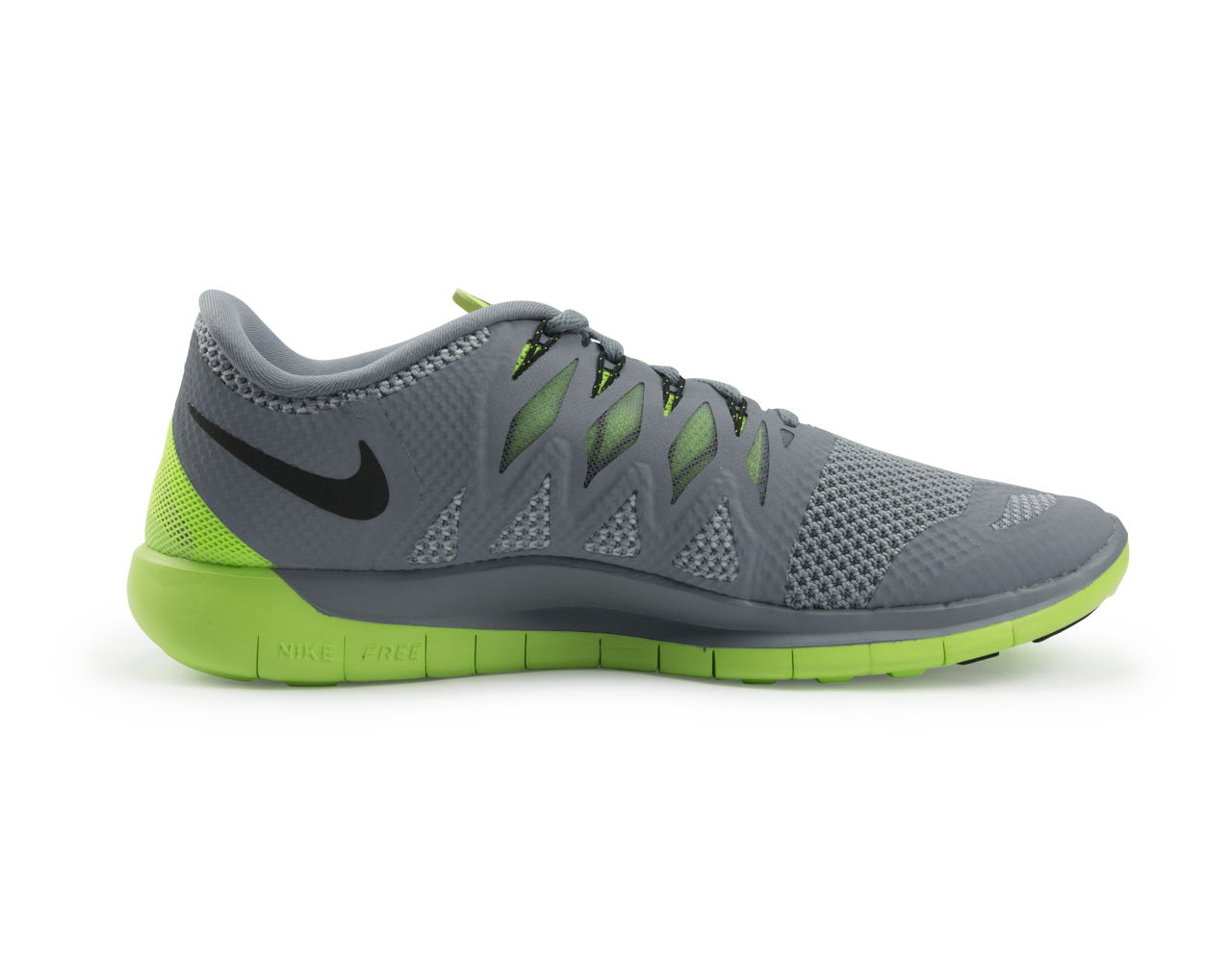 vedlægge heroin stang Nike Men's Free 5.0 Running Shoes Magnet Grey/Black/Electric Green – Azteca  Soccer