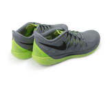 Nike Men's Free 5.0 Running Shoes Magnet Grey/Black/Electric Green