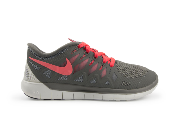 Nike free 5.0 hot sale gray and pink