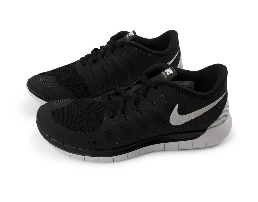 Nike Kids Free 5.0 Running Shoes Black/White/Anthracite