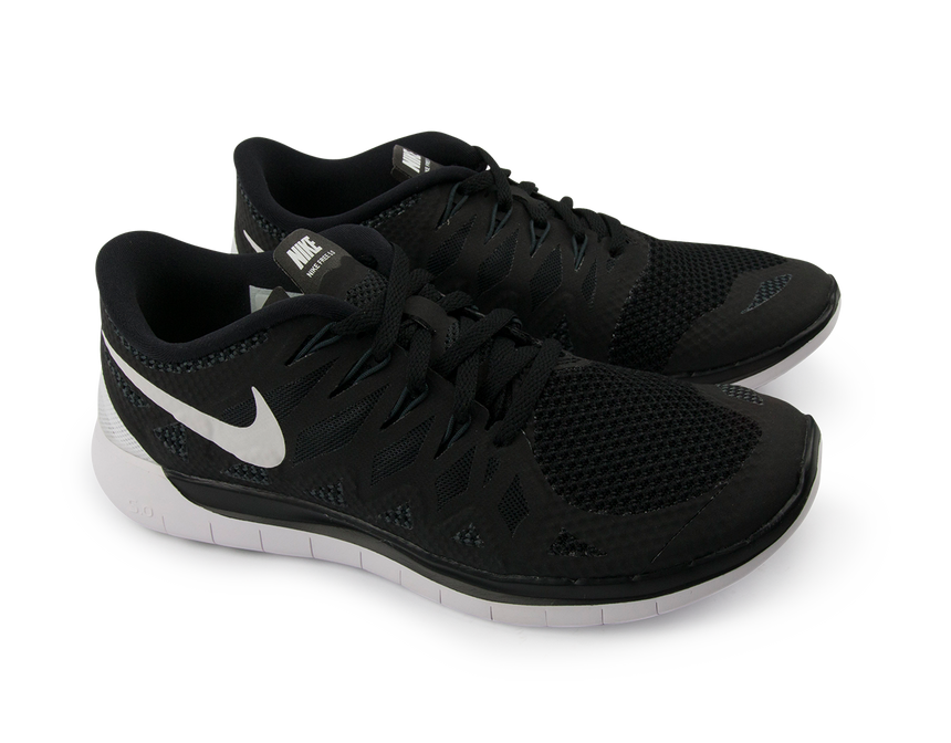 Nike Kids Free 5.0 Running Shoes Black/White/Anthracite