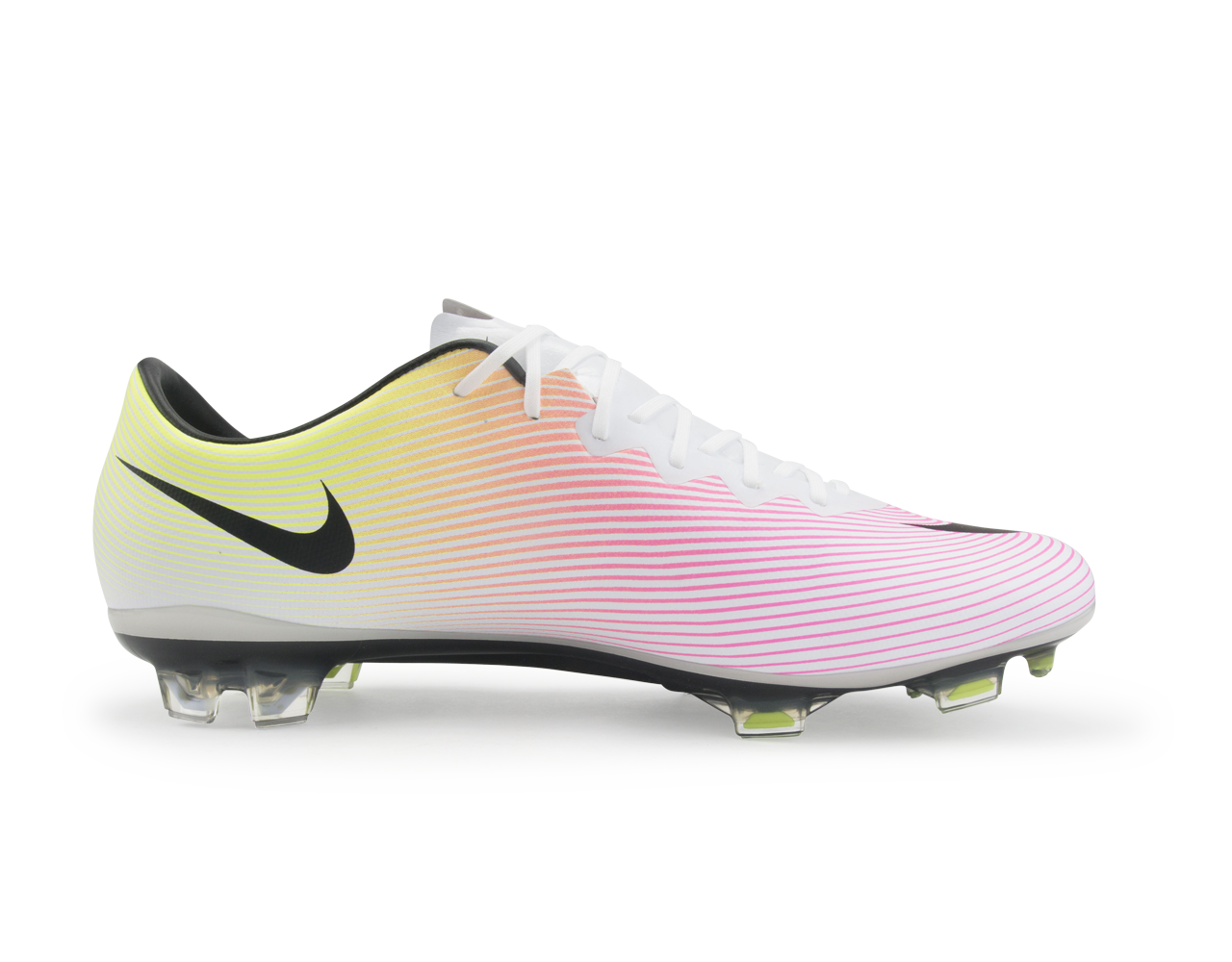 Nike Men s Mercurial Vapor X FG White Black Volt Azteca Soccer