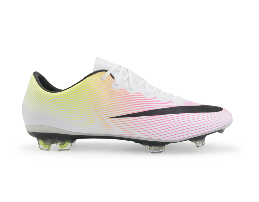 Nike Men's Mercurial Vapor X FG White/Black/Volt