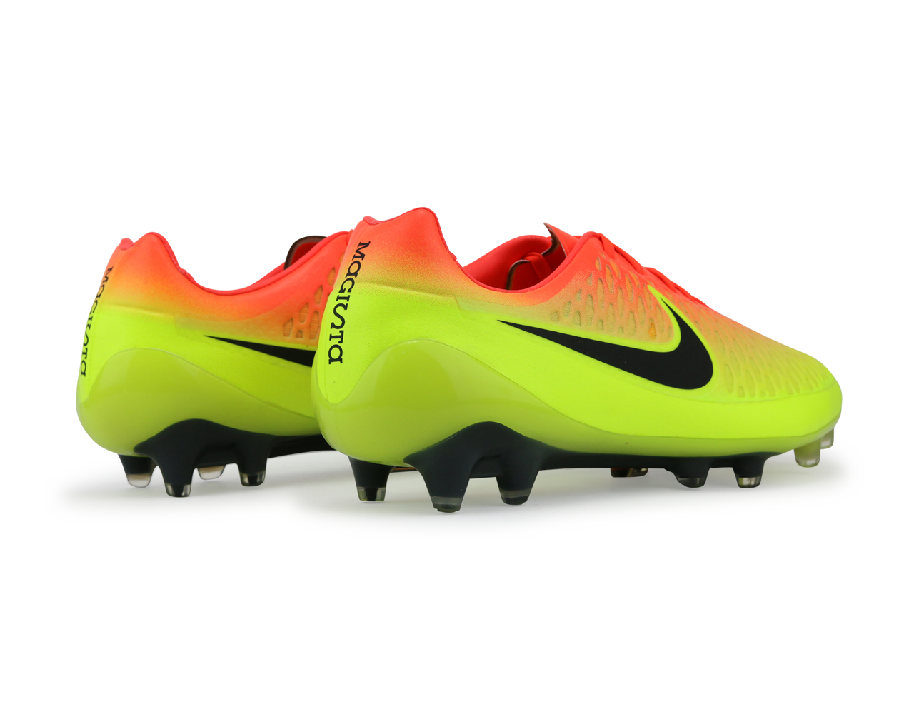 Nike Men s Magista Opus FG Total Crimson Black Volt Bright Citrus Azteca Soccer