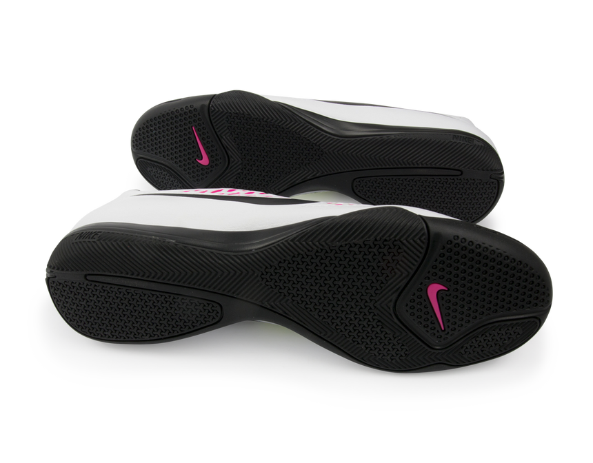 Nike Men's Magista Onda Indoor Soccer Shoes White/Black/Pink Blast/Volt Blanc
