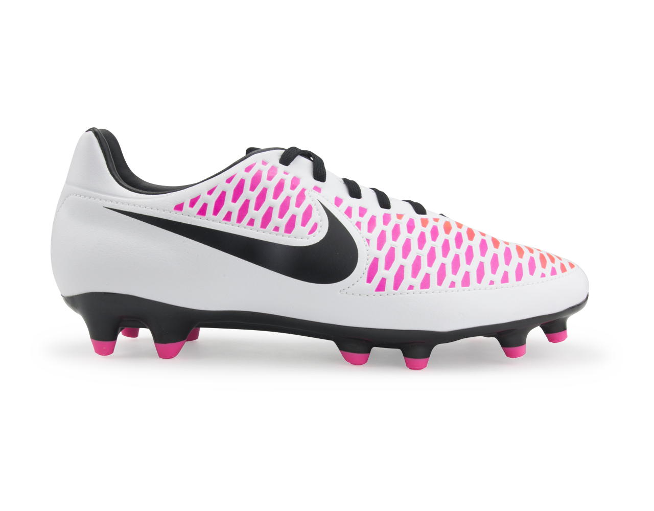 Nike Men s Magista Onda FG White Black Pink Blast Azteca Soccer