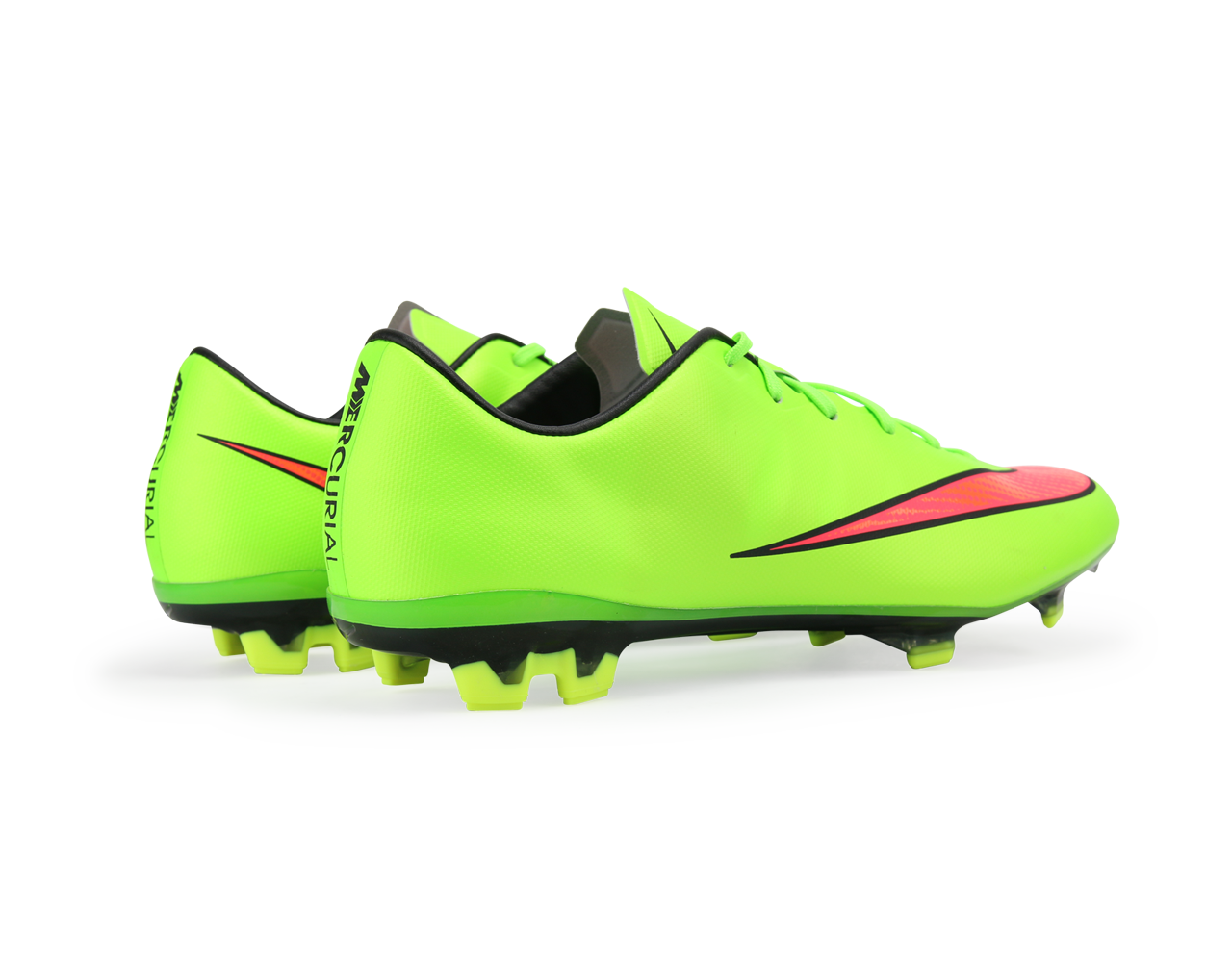 Nike Men s Mercurial Veloce II FG Electric Green Hyper Punch Black 6.5