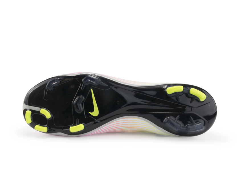 Nike Kids Mercurial Vapor X FG White/Black/Volt/Total Orange