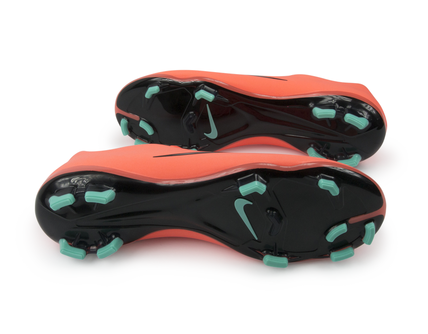 Nike Kids Mercurial Vapor X FG Bright Mango/Metallic Silver/Hyper Turquoise
