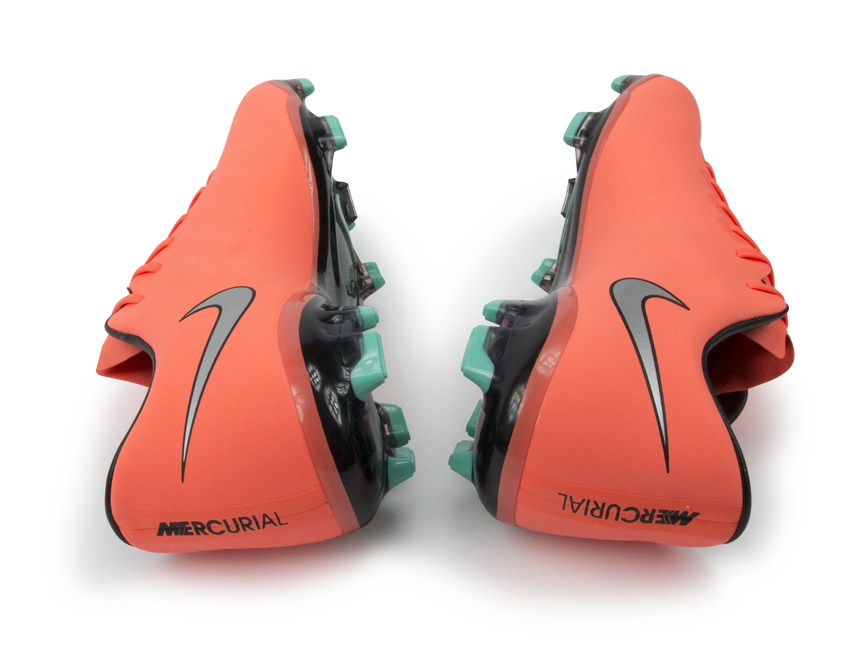Nike Kids Mercurial Vapor X FG Bright Mango/Metallic Silver/Hyper Turquoise