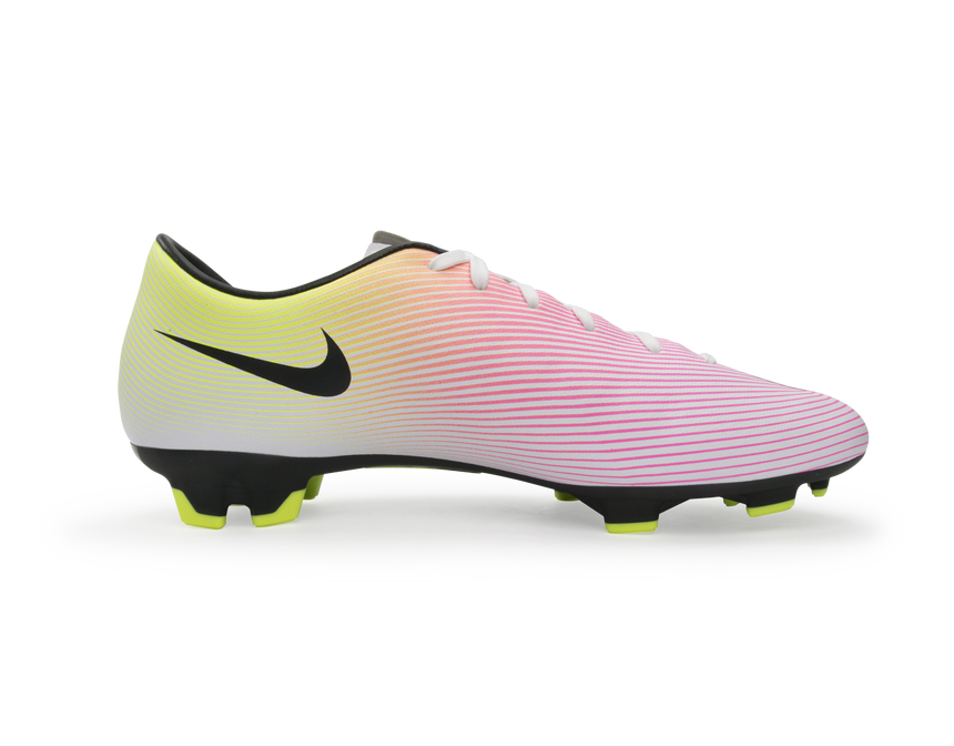 Nike Men's Mecurial Victory V FG White/Black/Volt