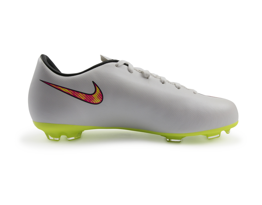 Nike Kids Mercurial Victory V FG White/Volt/Black