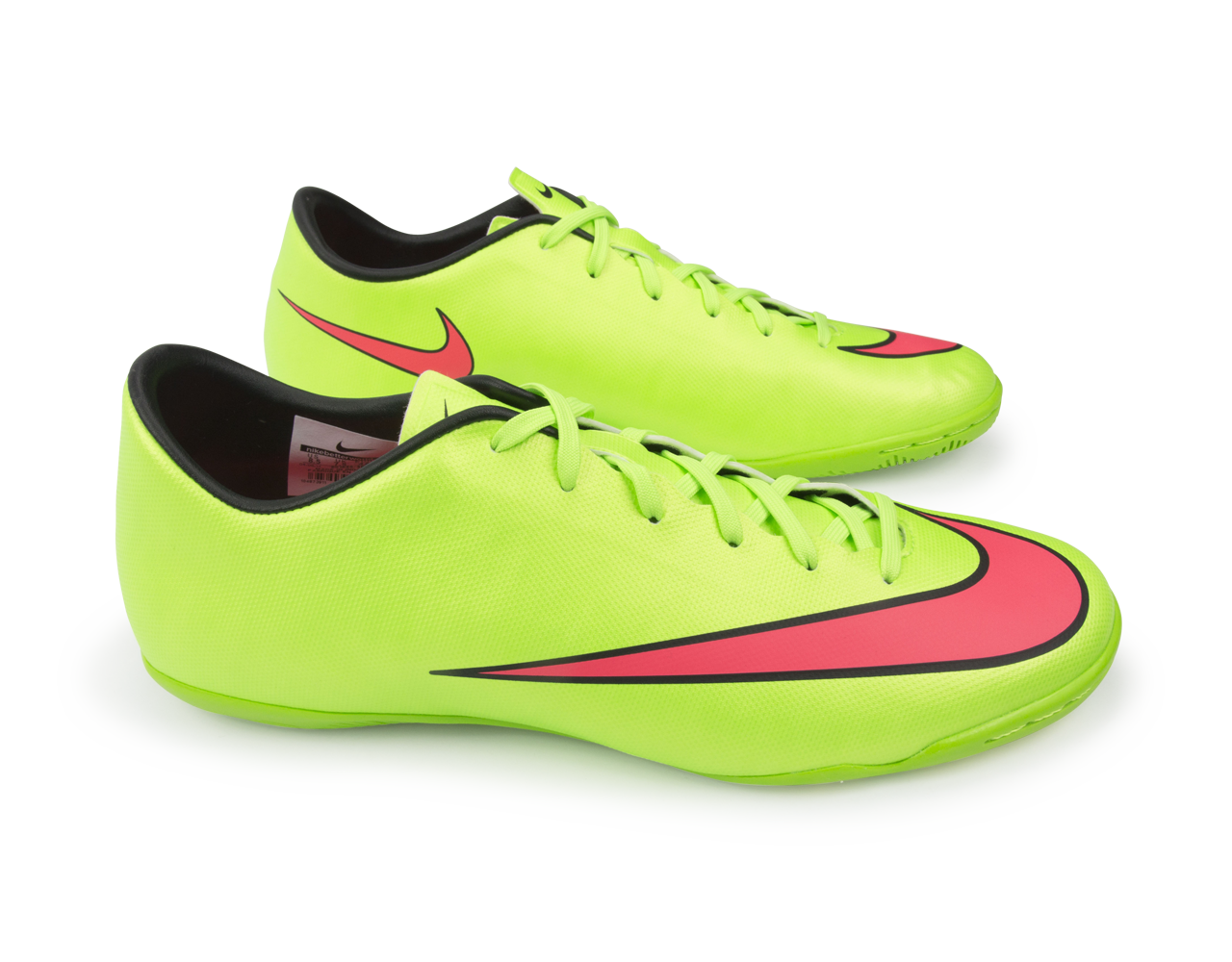 Nike Men's Mercurial Victory V Indoor Soccer Shoes Electric Green/Hyper Punch/Black