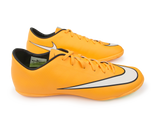 Nike Men's Mercurial Victory V Indoor Soccer Shoes Laser Orange/Black/Volt/White