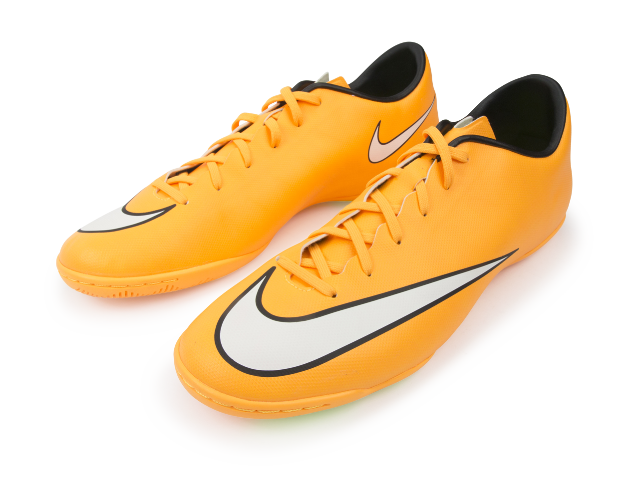Nike Men's Mercurial Victory V Indoor Soccer Shoes Laser Orange/Black/Volt/White