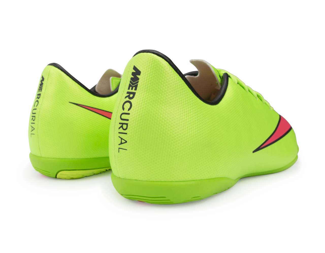 Nike Kids Mercurial Victory V Indoor Soccer Shoes Electric Green/Hyper Punch/Black