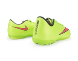 Nike Kids Mercurial Victory V Turf Soccer Shoes Electric Green/Hyper Punch/Black
