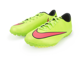 Nike Kids Mercurial Victory V Turf Soccer Shoes Electric Green/Hyper Punch/Black