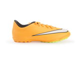 Nike Kids Mercurial Victory V Turf Soccer Shoes Laser Orange/Black/Volt