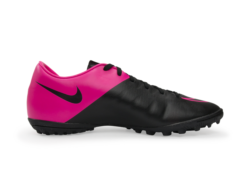 Nike Men's Mercurial Victory V Turf Soccer Shoes Black/Hyper Pink/Pink Pow