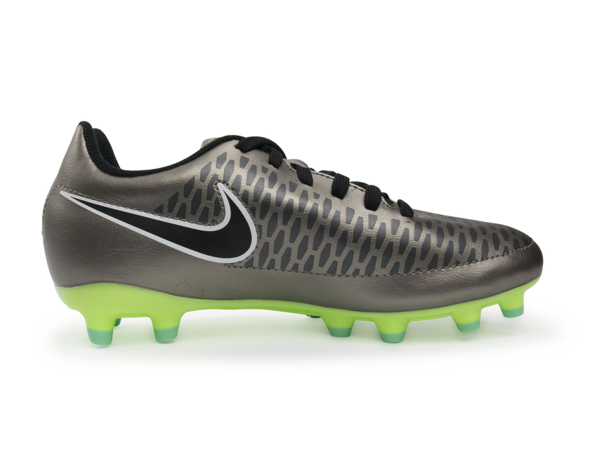 Nike Kids Magista Onda FG Metallic Pewter/Ghost Green/Black