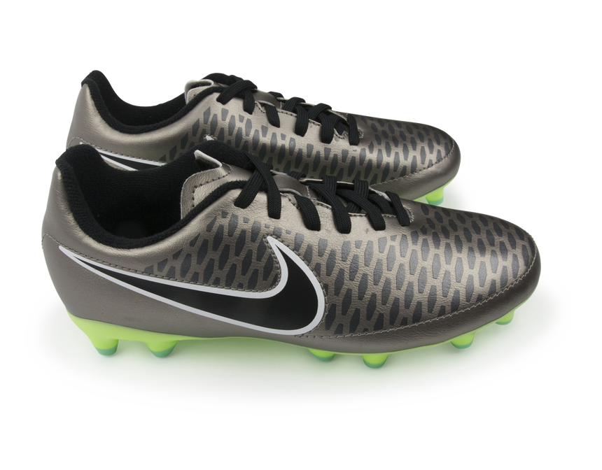 Nike Kids Magista Onda FG Metallic Pewter/Ghost Green/Black