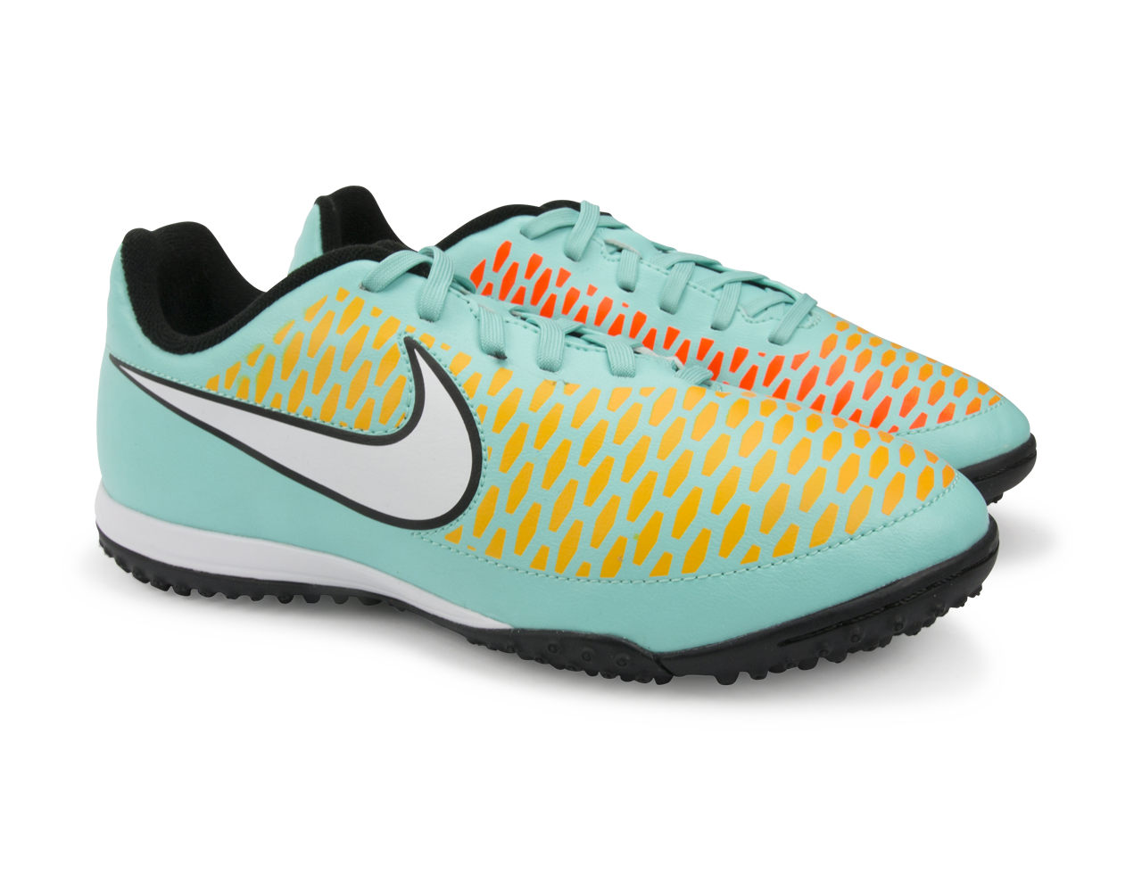 Nike Kids Magista Onda Turf Soccer Shoes Neo Turquoise White Hyper Cri Azteca Soccer