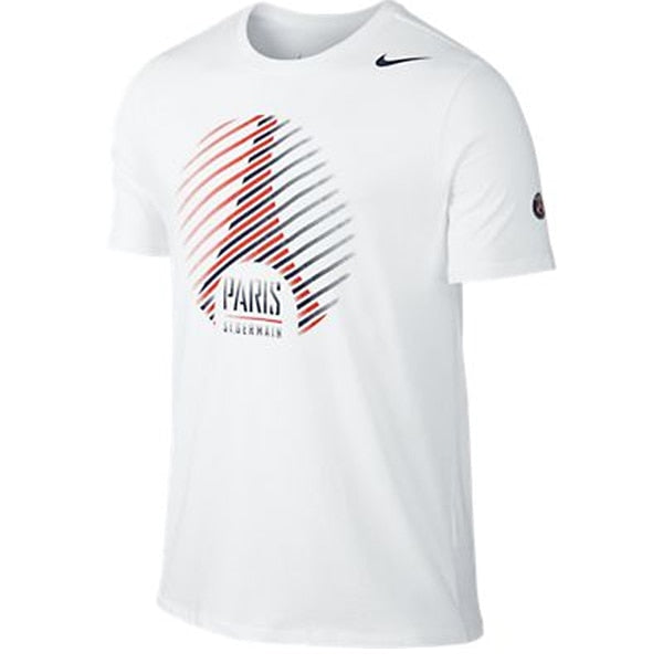 Nike Men's Paris Saint-Germain Core Plus Tee White
