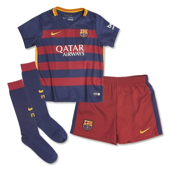 Nike Infant FC Barcelona 15/16 Home Kit Loyal Blue/Storm Red/University Gold