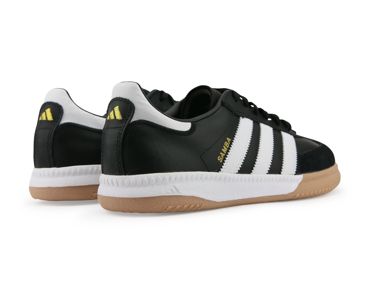 adidas Kids Samba Millennium Soccer Shoes Black Running White
