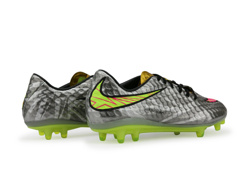 Nike Men's Hypervenom Phantom FG Chrome/Hyper Pink/Metalic Gold
