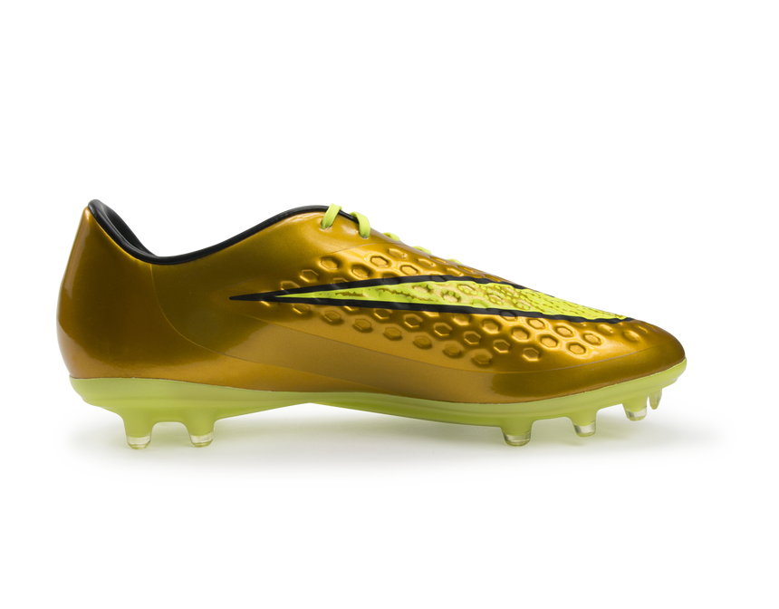 Nike Men's Hypervenom Phatal FG Metallic Gold/Black/Tour Yellow