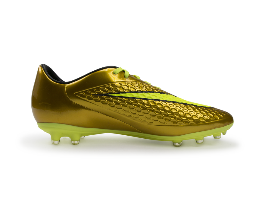 Nike Men's Hypervenom Phelon FG Metallic Gold/Black/Tour Yellow