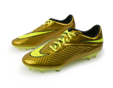 Nike Men's Hypervenom Phelon FG Metallic Gold/Black/Tour Yellow