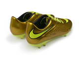 Nike Men's Hypervenom Phelon FG Metallic Gold/Black/Tour Yellow