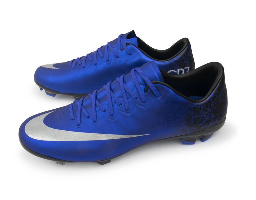 Nike Kids Mercurial Vapor X CR FG Deep Royal Blue/Metallic Silver