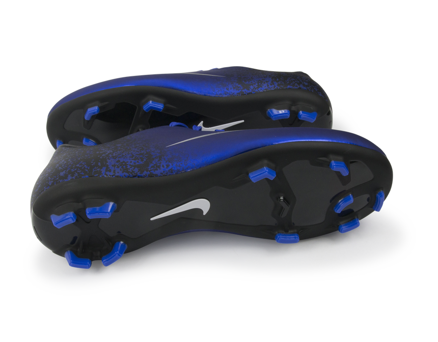 Nike Kids Mercurial Victory V CR7 FG Deep Royal Blue/Metallic Silver
