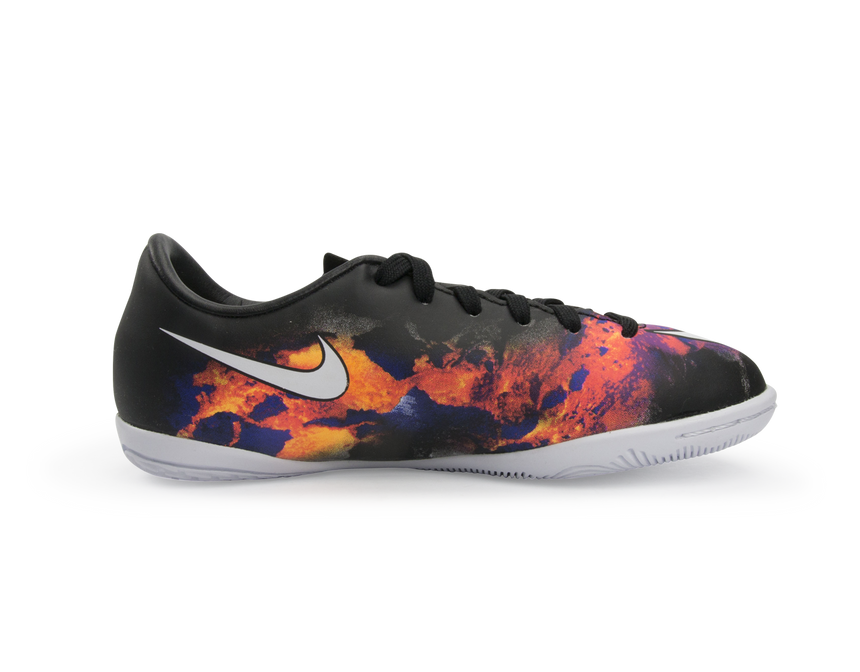 Nike Kids Mercurial Victory V CR Indoor Soccer Shoes Black/White/Total Crimson