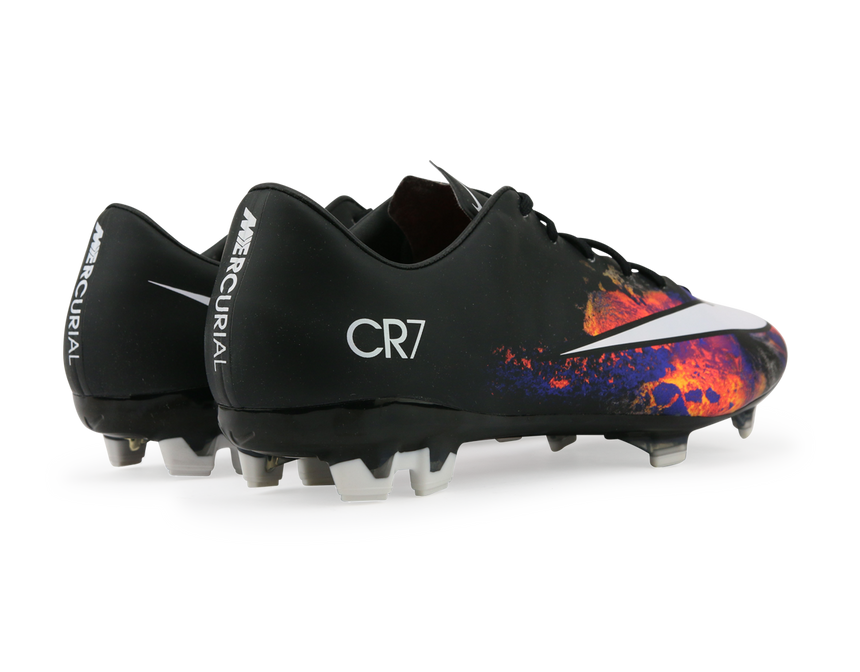 Nike Men's Mercurial Veloce II CR7 FG Black/White/Total Crimson