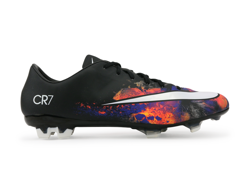 Nike Men's Mercurial Veloce II CR7 FG Black/White/Total Crimson