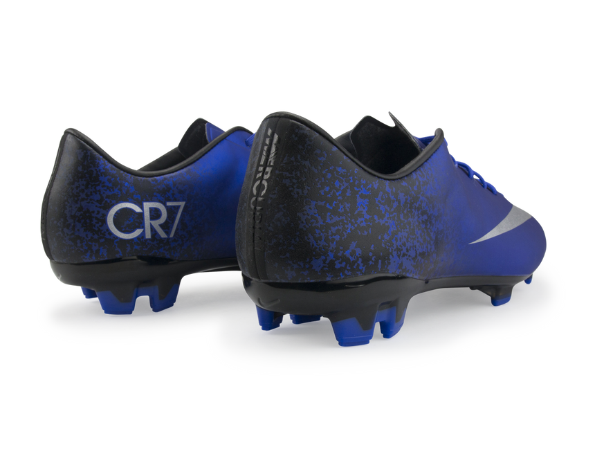 Nike Men's Mercurial Veloce II CR7 FG Deep Royal Blue/Metallic Silver