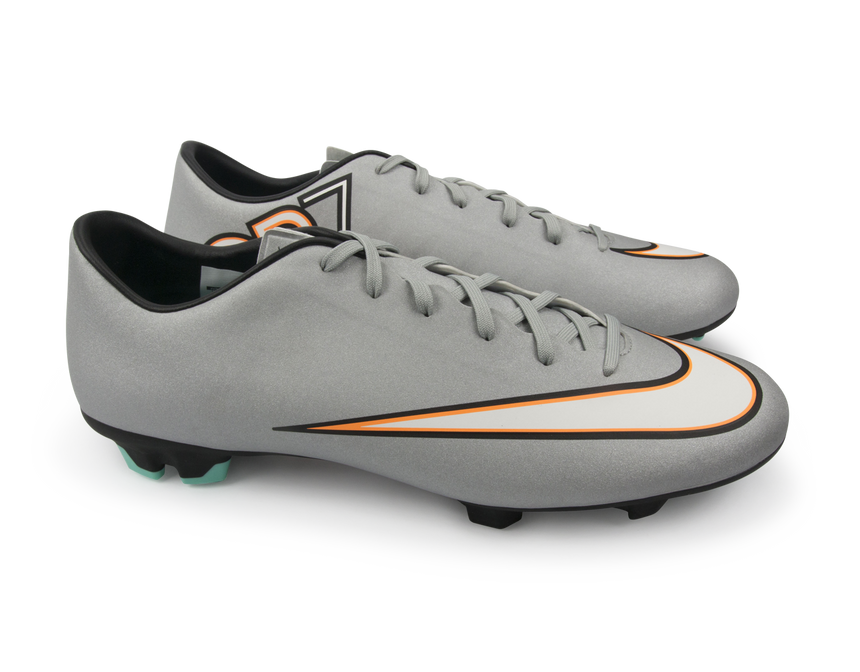 Nike Men's Mercurial Victory V CR FG Metallic Silver/Hyper Turquoise/Black