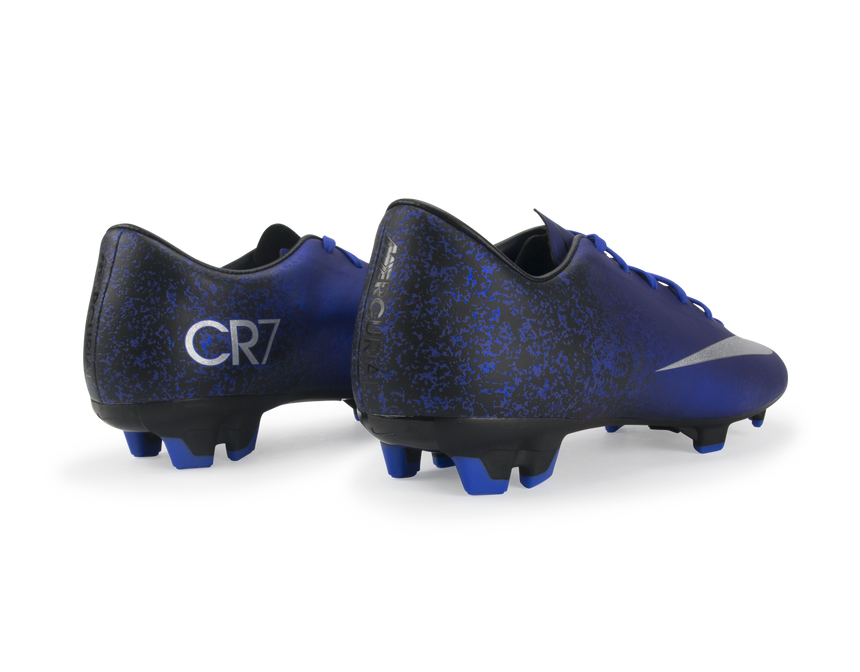 Nike Men's Mercurial Victory V CR 7 FG Deep Royal Blue/Racer Blue/Metallic Silver