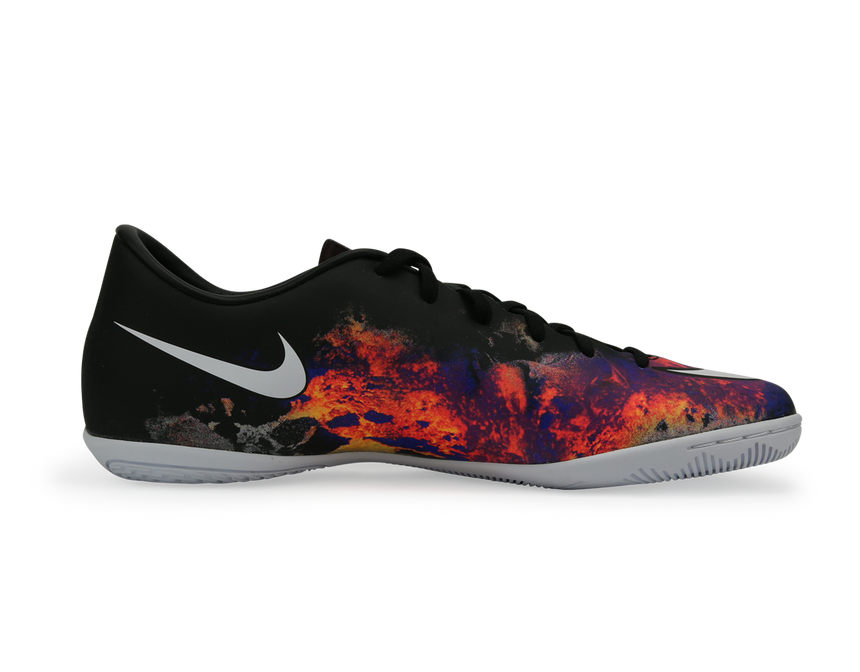 Nike Men's Mercurial Victory V CR Indoor Soccer Shoes  Black/White/Total Crimson/Vivid Purple