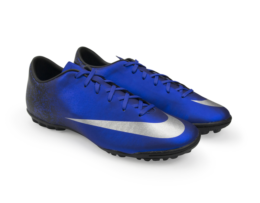 Nike Men's Mercurial Victory V CR7 Turf Soccer Shoes Royal