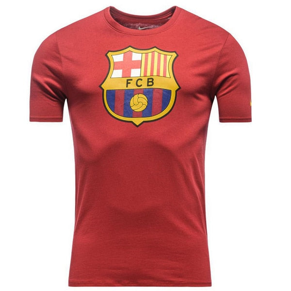 Nike Men's FC Barcelona Core Crest Tee Storm Red