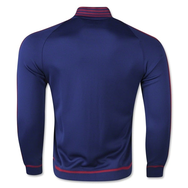 Nike Men's FC Barcelona N98 Jacket Loyal Blue/Storm Red/University