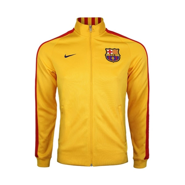Nike Men's FC Barcelona N98 Jacket University Gold/Loyal Blue
