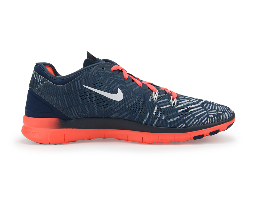 Nike Women's Free 5.0 TR Fit 5 Print V Squadron Blue/White Brght/Mng