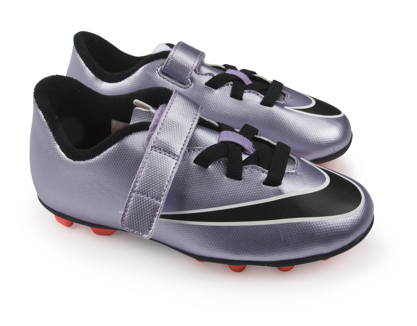 Nike Kids Mercurial Vortex II V FG-R Urban Lilac/Bright Mango/Black